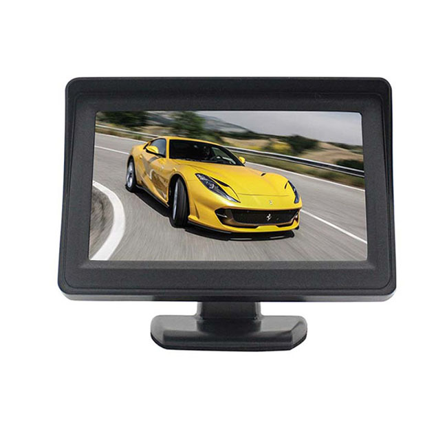 Dashboard Universal 4.3'' Inch Car Monitor 2AV Truck BUS Home LCD TFT Monitor
