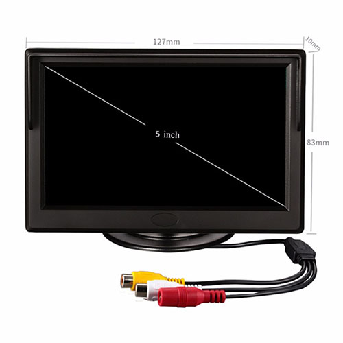 5 inch lcd car rear view monitor