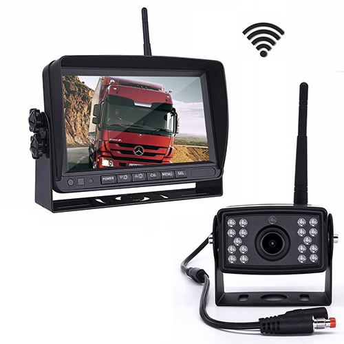 7 inch lcd monitor digital Wireless rear view camera system for truck