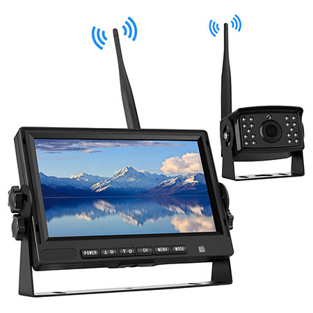 7'' 2.4GHz Digital Wireless Rear View System for van