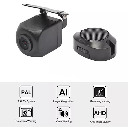 AHD AI Car Backup Camera With Reversing Warning