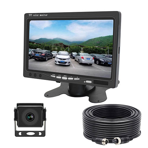 AHD 7'' monitor with AHD Backup Reversing Camera for Heavy duty vehicles.